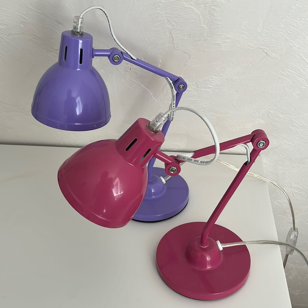 POTTERY BARN TEEN DESK LAMPS